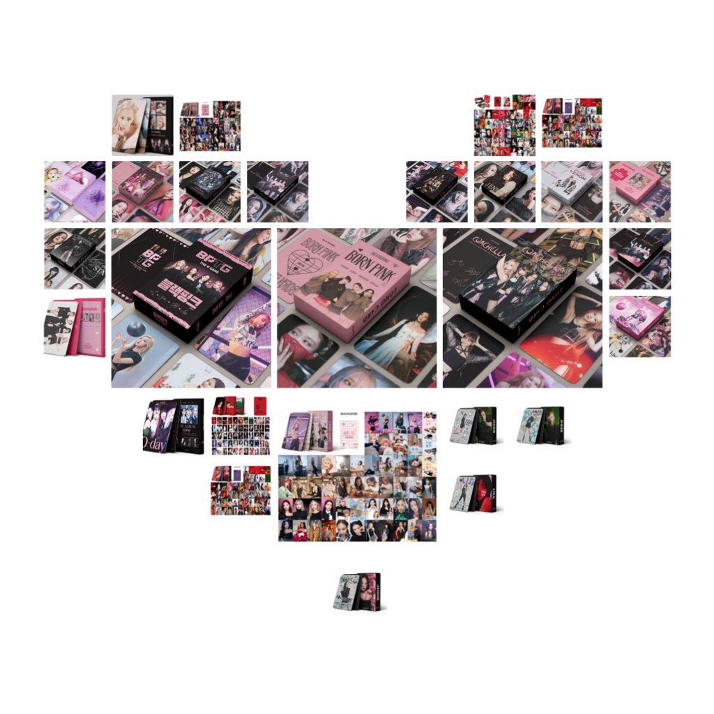 โปสการ์ด-อัลบั้มรูปภาพ-bp-pink-venom-lisa-rose-jisoo-jennie-sx-สําหรับโลโม่การ์ด-สีดํา-สีชมพู-จํานวน-55-ชิ้น-ต่อกล่อง