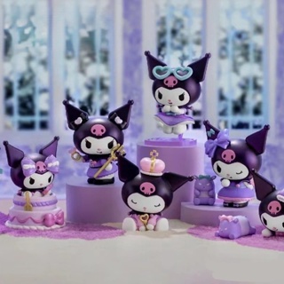 ตุ๊กตาฟิกเกอร์ อนิเมะ Sanrio Kuromi Party Series Blind Box ของขวัญวันเกิด สําหรับเพื่อน