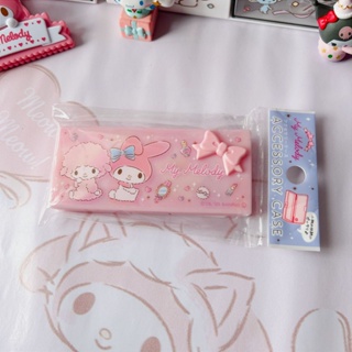 กล่องเก็บสําลีก้าน ขนาดเล็ก แบบพกพา ลายการ์ตูน Hello Kitty Melody Sanrio