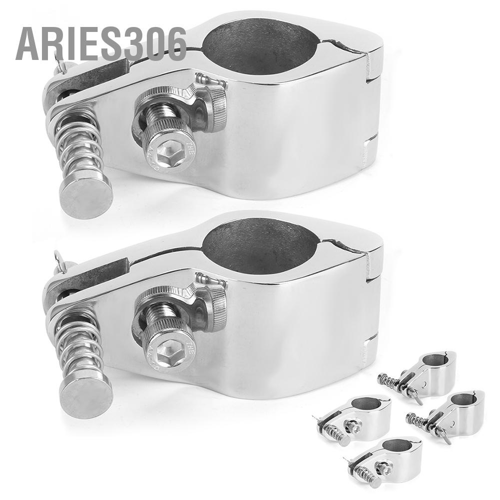 aries306-2-pcs-ด้านบนบานพับกรามสไลด์เรือ-pin-cam-clamp-marine-yachts-fitting-hardware