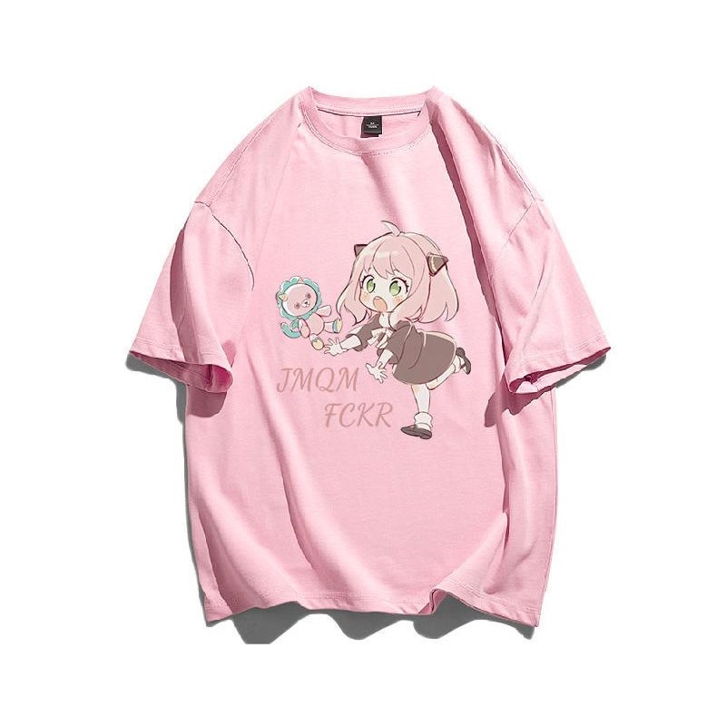 ใหม่-anime-spy-family-arnia-เสื้อยืดผ้าฝ้ายแขนสั้นพิมพ์ลายการ์ตูน-อนิเมะเสื้อผู้หญิงน่ารัก-เสื้อผ้า