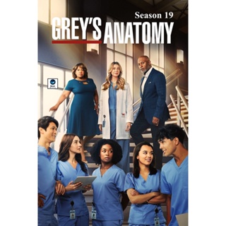 แผ่นดีวีดี หนังใหม่ Grey s anatomy Season 19 (2022) แพทย์มือใหม่หัวใจเกินร้อย ปี 19 (20 ตอนจบ) (เสียง อังกฤษ | ซับ ไทย/อ