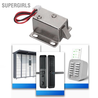 SUPERGIRLS DC12V 0.41A DC แม่เหล็กไฟฟ้าขนาดเล็ก ล็อค ประตูตู้ Electirc แม่เหล็กไฟฟ้า Solenoid