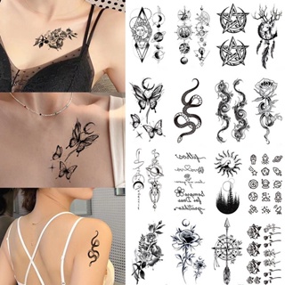 【Magic Tattoo】สติกเกอร์รอยสักชั่วคราว ขนาดเล็ก กันน้ํา ติดทนนาน 10.5*6 ซม.