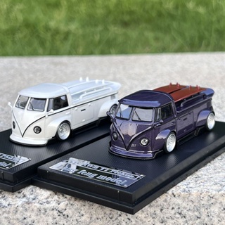 Lf โมเดลรถปิ๊กอัพ โลหะผสม 1: 64 Volkswagen T1 ของเล่นสะสม สําหรับเด็กผู้ชายโมเดล รถ ของเล่นเด็กผู้ชาย ของขวัญวันเกิด ตกแต่งบ้าน