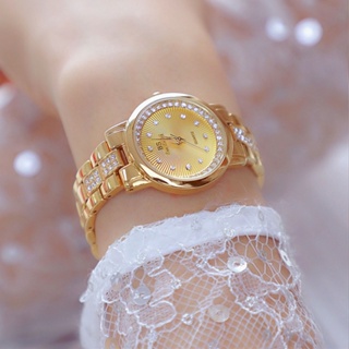 นาฬิกาข้อมือผู้หญิง  นาฬิกาข้อมือ สายโซ่ ขนาดเล็ก กันน้ํา หรูหรา สไตล์เรโทร สําหรับผู้หญิง