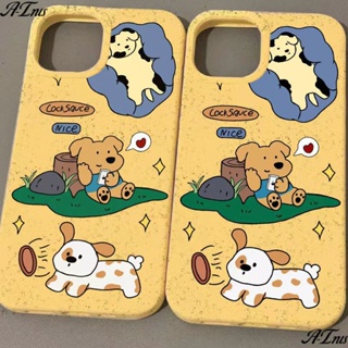 เคสโทรศัพท์มือถือ ลายสุนัขน่ารัก สไตล์เกาหลี ญี่ปุ่น สําหรับ Apple Iphone 11xr 14 Promax Xsmax 12 13 HKUI