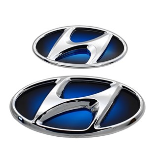 สติกเกอร์ตราสัญลักษณ์ ติดฝากระโปรงหน้า และหลังรถยนต์ สําหรับ Hyundai Sonata8 Hybrid