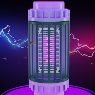 LED Mosquito Killer Lamp Insect Light USB Pest Control Lamp Flying Bug Luring Purple Light Indoor Outdoor Fly Trap