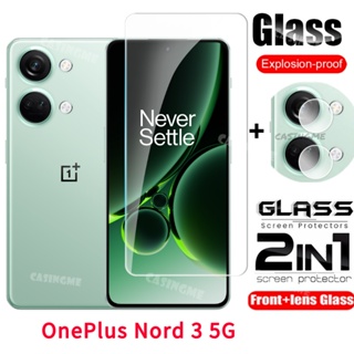 ฟิล์มกระจกนิรภัยกันรอยหน้าจอ และเลนส์กล้อง ด้านหน้า สําหรับ OnePlus Nord 3 5G OnePlusNord3 5G Nord3 2023 4G 5G