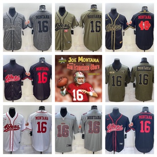 NFL San Francisco 49ers Joe Montana เสื้อยืดเสื้อสปอร์ต 01