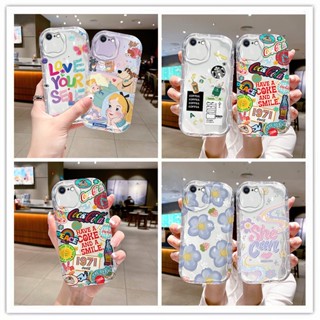 เคส  iPhone 7 เคส  iPhone 8 เคสโทรศัพท์มือถือแบบใส ลายครีม สําหรับ iPhone 7 8 se2020