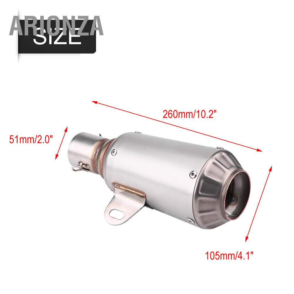 arionza-universal-รถจักรยานยนต์-muffler-ท่อไอเสียปลายท่อปลายท่อสแตนเลส