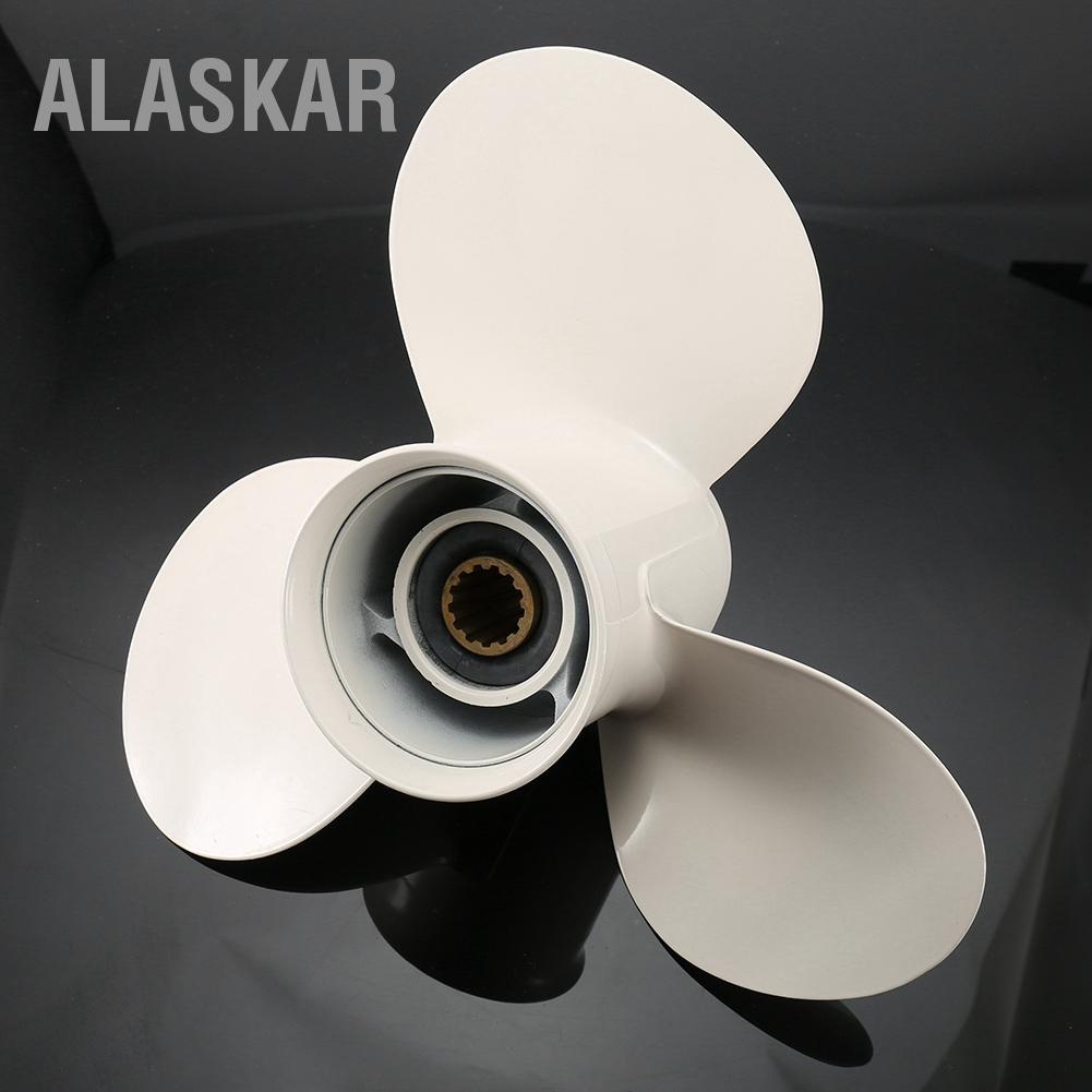 alaskar-11-5-8x11-g-3-blades-ใบพัดอลูมิเนียม-outboard-motor-สำหรับ-yamaha-40-60hp