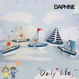 Daphne โมเดลเรือใบ ขนาดเล็ก สไตล์เมดิเตอร์เรเนียน สําหรับตกแต่งบ้าน