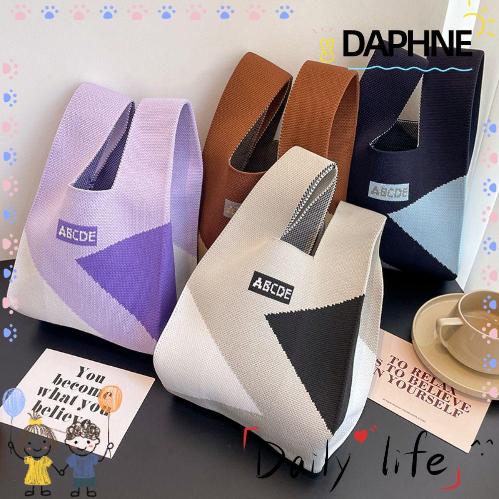 daphne-กระเป๋าถือ-กระเป๋าช้อปปิ้ง-ผ้าถัก-ผูกปม-สําหรับผู้หญิง
