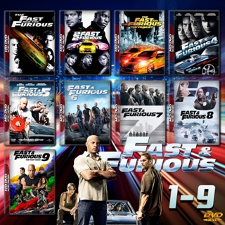 DVD Fast And Furious เร็ว..แรงทะลุนรก ภาค 1-9+HobbsandShaw DVD Master เสียงไทย (เสียง ไทย/อังกฤษ| ซับ ไทย/อังกฤษ) DVD