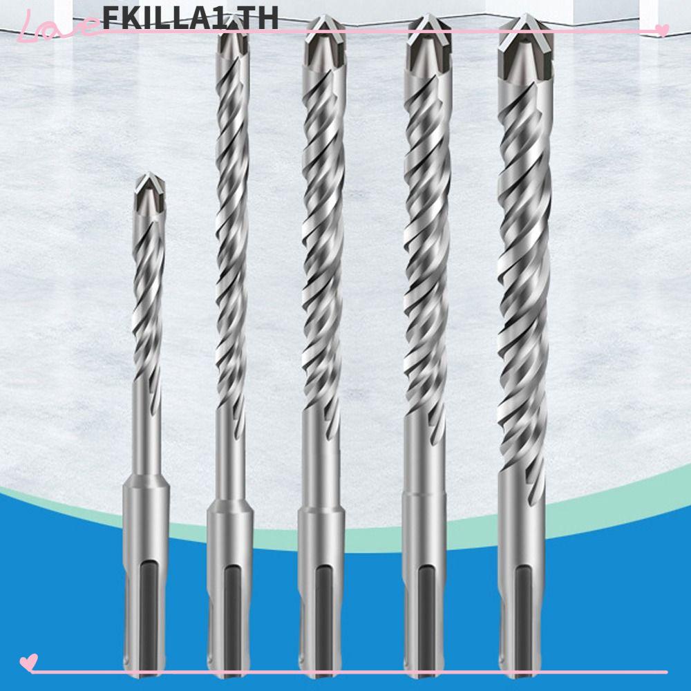 faccfki-ดอกสว่านหัวไขว้-ก้านกลม-ความแข็งสูง-สว่านกระแทกไฟฟ้า-คาร์ไบด์-ทนทาน-สําหรับเจาะเซรามิค-คอนกรีต-ผนัง