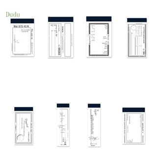 Dudu แผ่นกระดาษโน้ต ขนาดเล็ก สําหรับตกแต่งสมุดไดอารี่ อัลบั้มรูปภาพ DIY