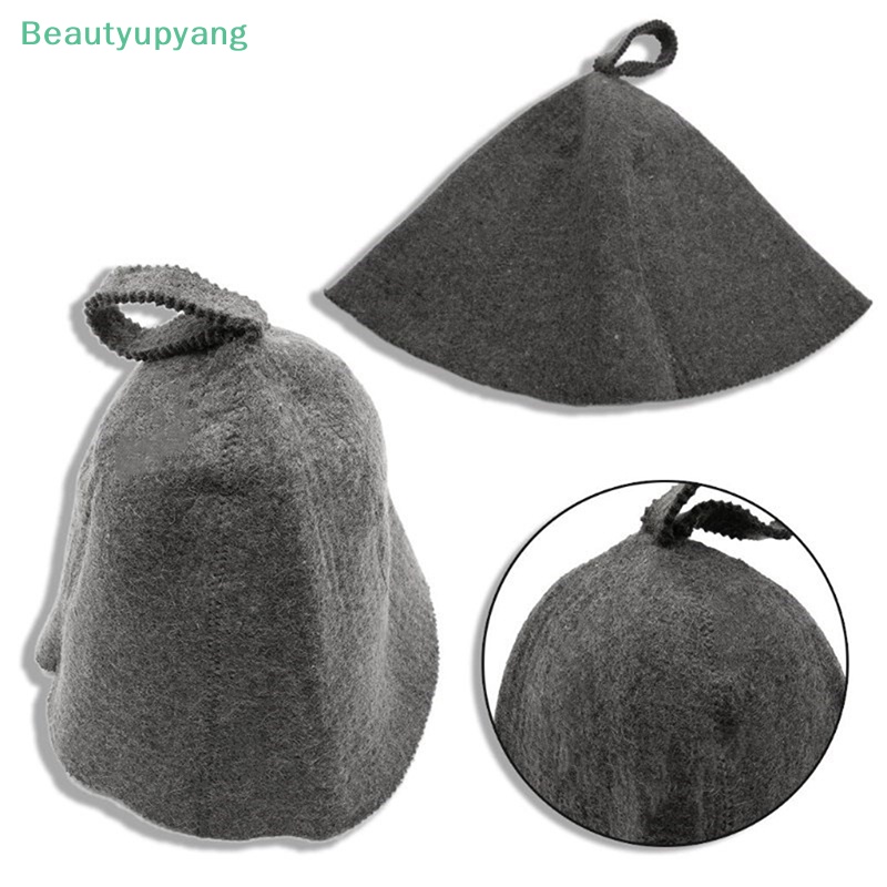 beautyupyang-หมวกอาบน้ํา-ผ้าสักหลาด-ป้องกันศีรษะ-ป้องกันความร้อน-ฟรีไซซ์-สไตล์รัสเซีย