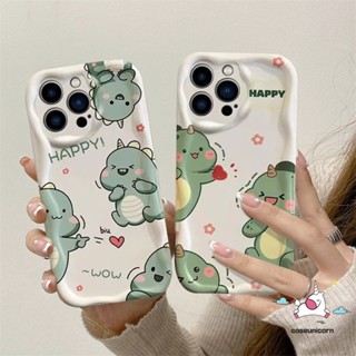 เคสโทรศัพท์มือถือแบบนิ่ม กันกระแทก ลายการ์ตูนมอนสเตอร์ตัวน้อยน่ารัก 3D ขอบโค้ง สําหรับ IPhone XR X 11 14 13 12 Pro Max 7 6 8 6s Plus SE 2020 XS Max