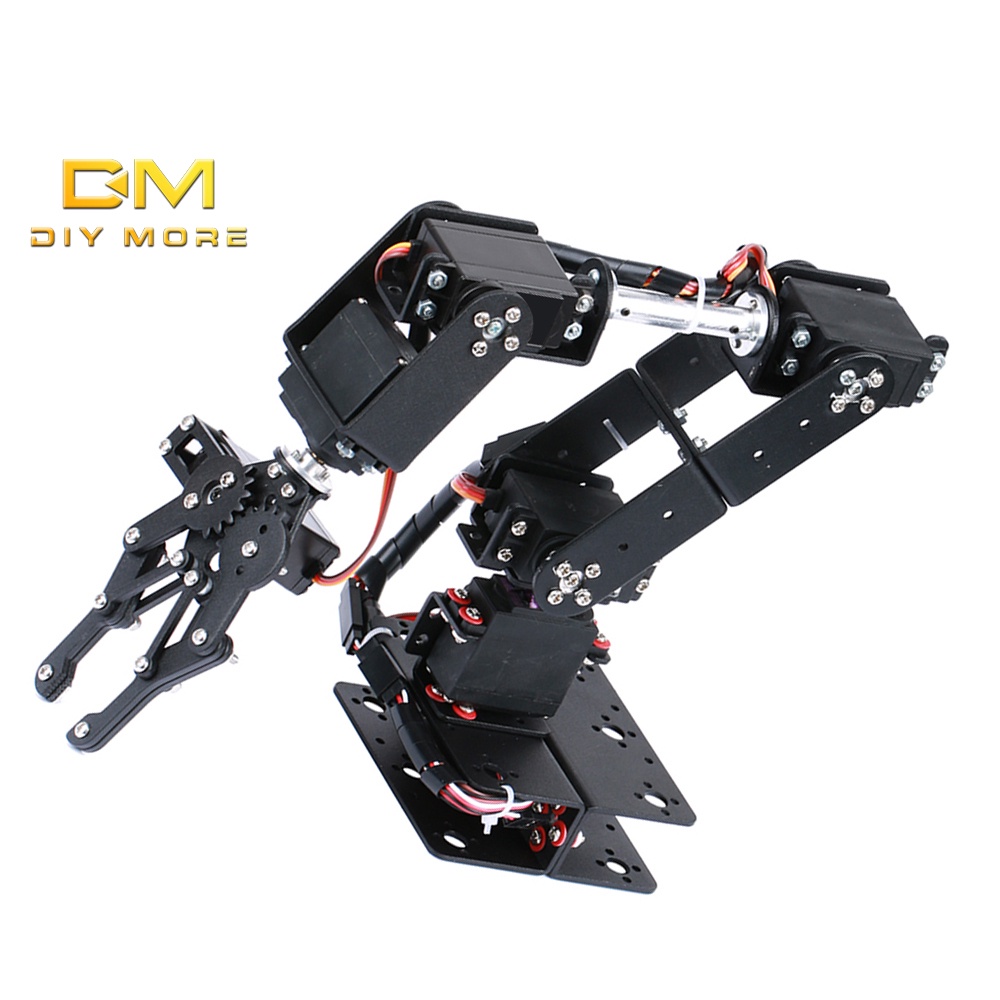 diymore-ชุดแขนหุ่นยนต์หุ่นยนต์โปรแกรม-6dof-diy-พร้อมรหัสโอเพ่นซอร์ส-และสอน