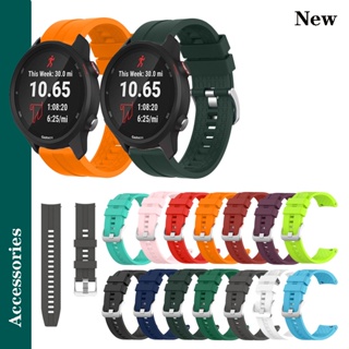 ใหม่ สายนาฬิกาข้อมือซิลิโคน 20 มม. สําหรับ Garmin Forerunner 645 245 55 158 Venu Sq 2 Vivoactive 3