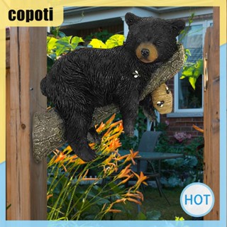 Copoti ตุ๊กตาหมีน้อย งีบหลับบนต้นไม้ สร้างสรรค์ สําหรับตกแต่งบ้าน สวน