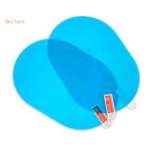 สติกเกอร์ฟิล์มติดกระจกมองหลังรถยนต์ ทรงวงรี กันน้ํา กันหมอก 10x15 ซม. [Bellare.th]
