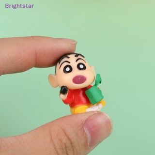 Brightstar โมเดลฟิกเกอร์ รูปการ์ตูนชินจังน่ารัก สําหรับตกแต่งบ้านตุ๊กตา 8 ชิ้น