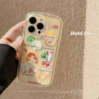 เคสโทรศัพท์มือถือ แบบใส ลายการ์ตูนไดโนเสาร์ชินจังน่ารัก สําหรับ Apple iPhone 13 12 PROMAX XS 13 PROPHONE 14 78 PLUS 14 PROMAX 14 12 MINI