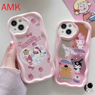 Amk เคสโทรศัพท์มือถือแบบใส ลายสุนัขคลื่น 3D สําหรับ Realme 10 C55 C53 C35 C33 C31 C30 C30S C25 C15 C12 C21 C20 C11 C2 9i 8i 8 7 7i 6 5 5i 6i narzo 50a 50i 50 prime pro เคสโทรศัพท์ STNYK