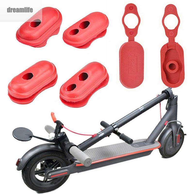 dreamlife-scooter-charging-cover-anti-dust-port-plugs-electric-silicone-protection