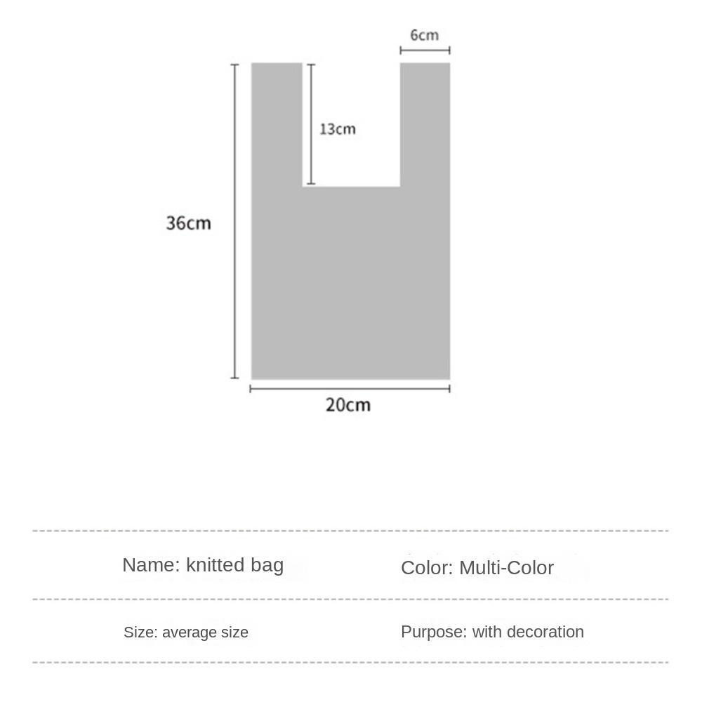 aomsom-กระเป๋าถือลําลอง-ผ้าถัก-แฮนด์เมด-ขนาดเล็ก-สีพื้น-สําหรับผู้หญิง