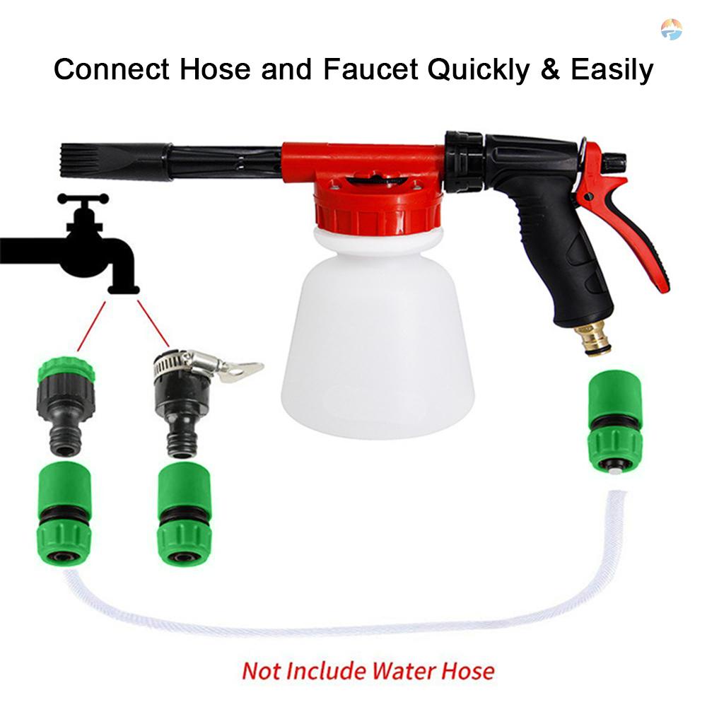 fash-car-wash-foam-garden-hose-sprayer-foam-sprayer-with-adjustable-ratio-dial-soap-foaming-sprayer-nozzle-kit-with-1-liter-bottle-universal-connectors