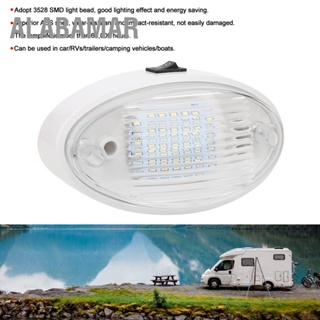 ALABAMAR โคมไฟเพดาน LED 12V 400lm ความสว่างสูงภายในสำหรับรถพ่วงเรือยอชท์รถ RV