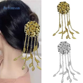Autu กิ๊บติดผม แปลกใหม่ จีน Hanfu Dangling กิ๊บปิ่นปักผม กันลื่น ตะเกียบ ปิ่นปักผม สําหรับผู้หญิง ผมสไตล์