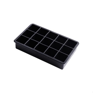 15 Grids Candy Soft Coffee Kitchen Whiskey Cocktails Food Grade Silicone Mold Easy Demolding Large Square Ice Cube Tray