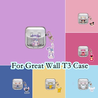 【พร้อมส่ง】นําไปใช้กับ Great Wall T3 เคส Case เคสหูฟัง ทนต่อการตกหล่นและทนต่อการสึกหรอ สตรอเบอร์รี่แบร์