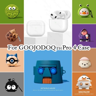 【ส่วนลด】สําหรับ Goojodoq 🇹🇭 เคสลายการ์ตูน สําหรับ GOOJODOQ Pro 4 🇹🇭 เคสหูฟัง แบบนิ่ม สําหรับ Pro 4