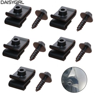 【DAISYG】Screw Black Car Fender Plastic Popular Portable Replacement Small Size