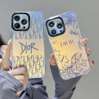 English Letter Laser Phone Case for Iphone14promax Mobile Phone Case for iPhone 13/12 All Inclusive