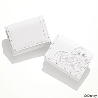 🟢พร้อมส่ง AMERI Rapunzel White mini wallet กระเป๋าเงินใบเล็กสีขาว