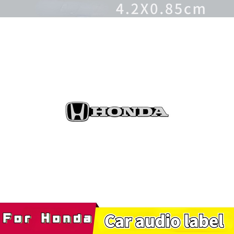 สติกเกอร์ตกแต่งคอนโซลกลางลําโพงเครื่องเสียงรถยนต์-สําหรับ-honda-civic-crv-fit-type-infinite