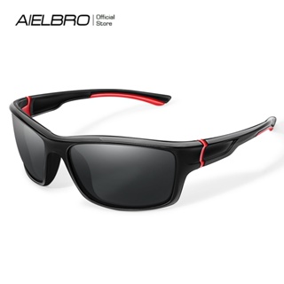 Aielbro แว่นตากันแดด PC ป้องกันรังสียูวี 9 รุ่น สําหรับขี่จักรยาน เล่นกีฬากลางแจ้ง ตกปลา