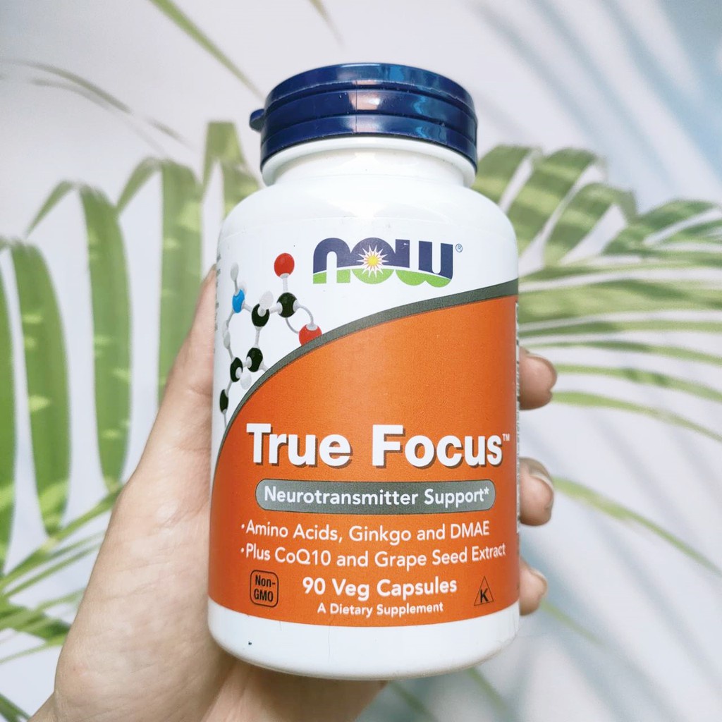 กรดอะมิโน True Focus, 90 Veg Capsules (Now Foods®) | Shopee Thailand