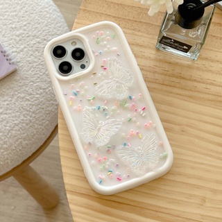 ผีเสื้อสามมิติ เคสซิลิโคน iPhone 13 เคส compatible for iPhone14 13 12 11 Pro max 14พลัส iPhone 11 case iphone 14 เคส11โปรแมค