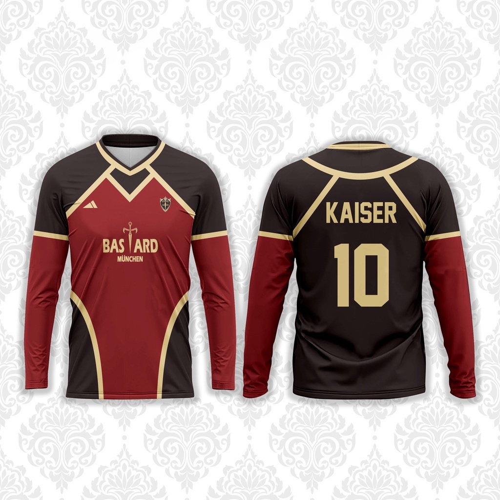 เสื้อกีฬาแขนสั้น ลายการ์ตูนอนิเมะ Blue Lock Bastard Munchen Jersey