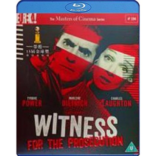 แผ่น Bluray หนังใหม่ Witness for the Prosecution (1957) ภาพ ขาว-ดำ (เสียง Eng LPCM /Eng | ซับ Eng/ ไทย) หนัง บลูเรย์
