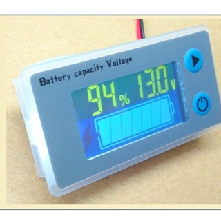 Universal 10-100V LCD รถกรดตะกั่วลิเธียมแบตเตอรี่ตัวบ่งชี้ความจุ Digital Voltmeter เครื่องทดสอบแรงดันไฟฟ้า Monitor JS-C33